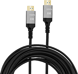 Кабель аудио-видео Digma HDMI 2.1 AOC HDMI (m)/HDMI (m) 20м. позолоч.конт. черный (HDMI-AOC2.1-20)