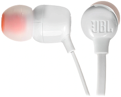 Гарнитура внутриканальные JBL Tune 125 белый беспроводные bluetooth в ушной раковине (JBLT125BTWHT)