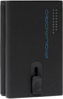 Чехол для кредитных карт Piquadro Urban PP5585UB00R/NGR черный/серый натур.кожа