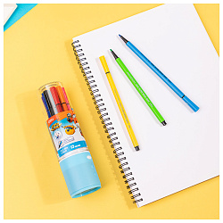 Фломастеры Deli EC150-12 Super Wings 12цв. пластиковая туба