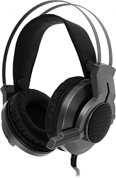 Наушники с микрофоном A4Tech Bloody G437 черный 1.8м мониторные оголовье (G437)
