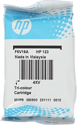 Картридж струйный HP 123 F6V16AE многоцветный (100стр.) для HP DJ 2130/2620/2630/2632