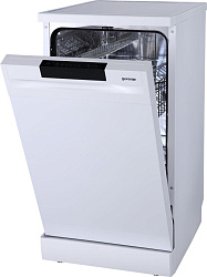 Посудомоечная машина Gorenje GS520E15W ( 2 корзины) белый (узкая)