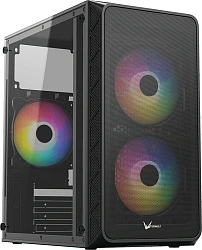Корпус Formula Air Mesh G4 Plus AR черный без БП mATX 1xUSB2.0 audio