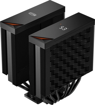 Устройство охлаждения(кулер) PcCooler RT620 Digital BK Soc-AM5/AM4/1151/1200/2066/1700 черный 4-pin 28-32dB Al+Cu LCD 265W Ret (RT620-BKNWYL-GL)
