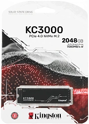 Накопитель SSD Kingston PCIe 4.0 x4 2TB SKC3000D/2048G KC3000 M.2 2280