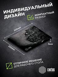Коврик для мыши Cactus Brick Wall рисунок 300x250x3мм (CS-MP-DWM)