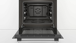 Духовой шкаф Электрический Bosch HIJ517YS0R нержавеющая сталь/черный