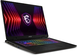 Ноутбук MSI Sword 17 HX B13VEKG-200XRU Core i7 13700HX 16Gb SSD512Gb NVIDIA GeForce RTX4050 6Gb 17" IPS FHD+ (1920x1200) FreeDOS grey space WiFi BT Cam (9S7-17T214-200)
