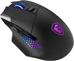 Мышь MSI VERSA PRO W черный оптическая 26000dpi беспров. BT/Radio USB (S12-4301340-CLA)