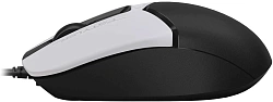 Мышь A4Tech Fstyler FM12 Panda белый/черный оптическая 1200dpi USB 3but