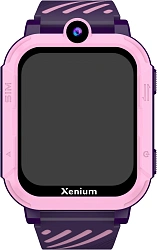 Смарт-часы Xenium W600 1.83" AMOLED корп.розовый рем.фиолетовый (CTW600PK/00)