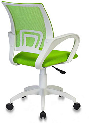 Кресло Бюрократ CH W696 салатовый TW-03A сиденье салатовый TW-18 сетка/ткань крестов. пластик белый