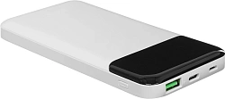 Мобильный аккумулятор Hoco J102 Cool figure 10000mAh QC3.0/PD3.0 20W 3A USB-A/USB-C белый (J102 COOL FIGURE WHITE)