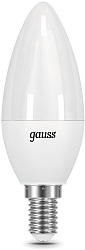 Лампа светодиодная Gauss 9.5Вт цок.:E14 свеча 220B св.свеч.бел.нейт. 35-C (упак.:1шт) (103101210)