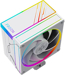 Устройство охлаждения(кулер) ID-Cooling Frozn A410 ARGB Soc-AM5/AM4/1200/1700/1851 белый 4-pin 29.9dB Al+Cu 220W 730gr Ret (FROZN A410 ARGB WHITE)