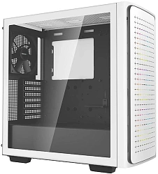 Корпус Deepcool CK560 WH белый без БП ATX 3x120mm 4x140mm 2xUSB3.0 audio bott PSU