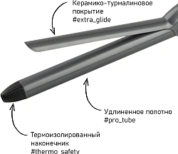 Щипцы Scarlett SC-HS60010 40Вт черный макс.темп.:190С покрытие:керамико-турмалиновое