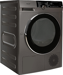 Сушильная машина Weissgauff WD 599 DC Inverter Heat Pump Silver кл.энер.:A+++ макс.загр.:9кг серебристый (427775)