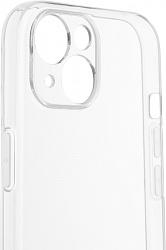Чехол (клип-кейс) BoraSCO для Apple iPhone 15 Silicone Case прозрачный (72413)