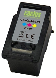 Картридж струйный Cactus CS-CL446XL CL-446XL многоцветный (15мл) для Canon PIXMA MG2440/2540/2940/iP2840 с чипом
