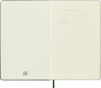 Блокнот Moleskine CLASSIC QP060K15 Large 130х210мм 240стр. линейка твердая обложка зеленый