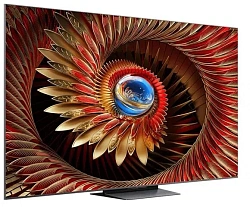 Телевизор LED TCL 85" 85C8K QD-Mini LED Frameless черный 4K Ultra HD 144Hz DVB-T DVB-T2 DVB-C DVB-S DVB-S2 USB WiFi Smart TV