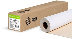 Холст Cactus CS-MC400-61015 24"(A1) 610мм-15.2м/400г/м2/белый хлопок для струйной печати втулка:50.8мм (2")