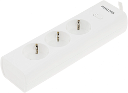 Сетевой фильтр Philips CHP2135WA/51 2м (3 розетки) белый (коробка)