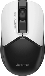 Мышь A4Tech Fstyler FG12 Panda белый/черный оптическая 1200dpi беспров. USB 3but