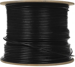 Кабель информационный NTSS NTSS-OUT-FTP4-5Е-PE-BL кат.5E FTP 4 пары 24AWG PE внешний 305м черный