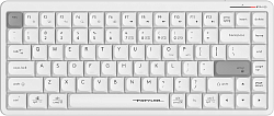 Клавиатура A4Tech Fstyler FBX53C белый USB беспроводная BT/Radio slim Multimedia (FBX53C)