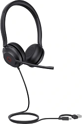 Гарнитура проводная Yealink UH35 Dual UC USB-C/A черный
