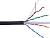 Кабель информационный Lanmaster TWT-6UTP-UNV кат.6 UTP 4 пары 23AWG LSZH универсальный 305м черный
