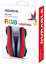 Жесткий диск A-Data USB3.0 1TB AHD770G-1TU32G1-CRD HD770G 2.5" красный