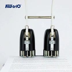 Дырокол Kw-Trio Heavy Duty 952 макс.:150лист. металл/пластик черный отв.:2 с линейкой