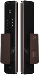 Умный замок Aqara ML-D01D врезной разбл.отпеч.паль./код/пар/NFC/прил/мех.кл 5000mAh бронзовый/черный