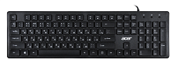 Клавиатура Acer OKW020 черный USB slim Multimedia (ZL.KBDEE.001)