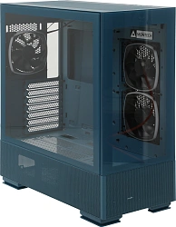 Корпус Montech Sky Two Morocco голубой без БП ATX 3x140mm 2xUSB3.0 audio bott PSU