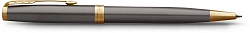 Ручка шариков. Parker Sonnet Grey Core GT (2213679) M черн. черн. подар.кор.