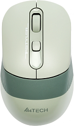 Мышь A4Tech Fstyler FB10C зеленый оптическая 2000dpi беспров. BT/Radio USB 4but (FB10C MATCHA GREEN)