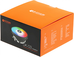 Устройство охлаждения(кулер) ID-Cooling DK-03 Rainbow RGB Soc-AM5/AM4/1200/1700/1851 черный/белый 4-pin 14-26dB 100W 250gr Ret