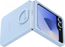 Чехол (клип-кейс) Samsung для Samsung Galaxy Z Flip6 Silicone Case Flip 6 (F741) голубой (EF-PF741TLEGRU)