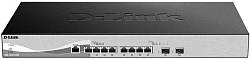 Коммутатор D-Link DXS-1210-10TS DXS-1210-10TS/B1A 8x1Гбит/с 2SFP+ настраиваемый