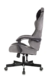 Кресло игровое Knight Terminator серый Light-19 крестов. металл