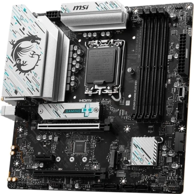 Материнская плата MSI B760M GAMING PLUS WIFI Soc-1700 Intel B760 4xDDR5 mATX AC`97 8ch(7.1) 2.5Gg+HDMI+DP