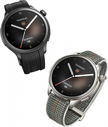 Смарт-часы Amazfit Balance A2287 46мм 1.5" AMOLED корп.серый рем.серый разм.брасл.:150-210мм (6972596107422)