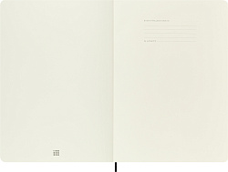 Блокнот Moleskine CLASSIC SOFT QP643 A4 192стр. нелинованный мягкая обложка черный