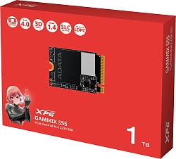 Накопитель SSD A-Data PCIe 4.0 x4 1000GB SGAMMIXS55-1T-C Gammix S55 XPG M.2 2230