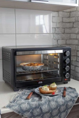 Мини-печь GFGril GFO-38B 38л. 1600Вт черный/серебристый